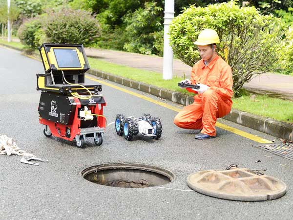 平乐管道机器人检测